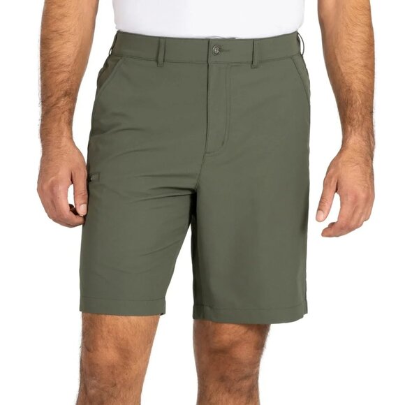 Gerry Men's Elastic Waistband UPF 30+ Tech Short, Green - Picture 2 of 5